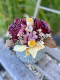 Blumentopf mit Kunstblumen & Trockenblumen – handgefertigt