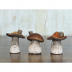 Pilz Häuschen Steingut – Herbstdeko im 3er Set
