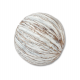 Dekorationsball Polyresin – Stilvoll in Weiß/Braun