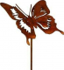 Rost Deko Schmetterling Gartenstecker – Filigrane Gartendeko