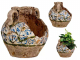 Rustikale Vase 29 cm – Polyresin für Garten & Balkon