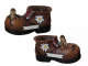 Dekorative Pflanzschuhe aus Polyresin mit Murmeltier-Figur