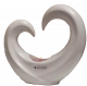 Teelichthalter „Cuora“ Herzform 16 cm von Tiziano
