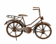 Metallfahrrad Rostoptik 23 cm – Deko für Garten & Haus