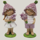 Blumenkinder Lisa und Louis aus Polyresin, 14,5 cm Pärchen