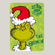 The Grinch Kuscheldecke „Stink Christmas“ – Fleece-Decke 100×140 cm