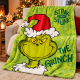 The Grinch Kuscheldecke „Stink Christmas“ – Fleece-Decke 100×140 cm