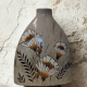 Keramik Vase mit Wiesenblumen