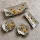 Elegantes Glasset mit Wiesenblumen | Handdekor Design