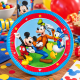 Disney Mickey Mouse Partyteller mit Donald Duck & Goofy – Kindergeburtstag