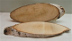 Birkenscheibe oval 24–28 cm – Naturdeko für den Herbst