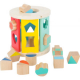 Steckwürfel &quote;Spiel und Spaß&quote; – Holz Würfel mit Steckfiguren