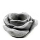 Pflanzschale „Rose“ Ø 15 cm aus grauem Zement