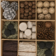 Winter-Tray Naturbox – Deko-Set für Winter & Weihnachten
