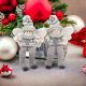 Weihnachtsfilz-Set &quote;Tristan & Lisa&quote; – 2er-Pack Deko