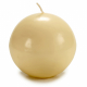 Kugelkerze Ø10 cm Creme – elegante Deko mit 45 h Brenndauer