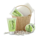 Wellness Set mit Aloe Vera im Weidekörbchen – 4-teilig
