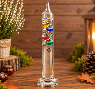 Galileo Thermometer – Flüssigkeitsthermometer 18 cm