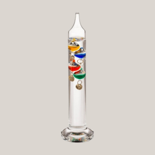 Galileo Thermometer – Flüssigkeitsthermometer 18 cm