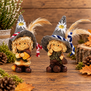Mini Wichtel Herbst Deko – Liebevolle Wichtelfiguren