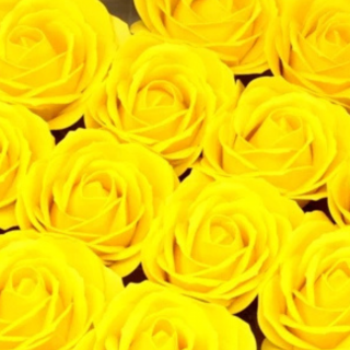 Seifenblüte Rose Gelb – dekorative Duftseife