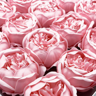 Seifenblüte Pfingstrose – dekorative Duftseife Ø 7,5 cm