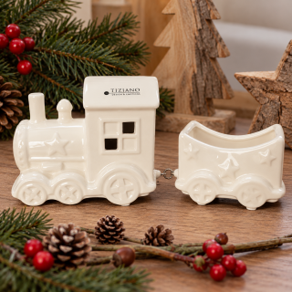 Tiziano Dekozug Lukas aus Keramik | Weihnachtsdeko