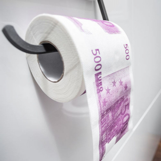 Toilettenpapier Geldschein – lustiges Gag-Geschenk