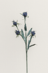 Beerenzweig blaugrau – 55 cm Seidenblume mit Drahtkante