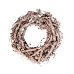 Weidenkranz weiß gewischt 30cm und 40 cm – Naturkranz Deko