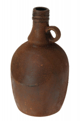 Vase &quote;Krug&quote; rostbraun 24 cm – rustikale Deko für Zuhause