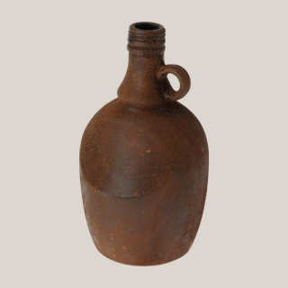 Vase "Krug" rostbraun 24 cm – rustikale Deko für Zuhause