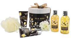 Wellness-Geschenkset Wild Rose mit Rosenduft & Pflege