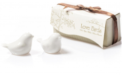 Porzellan-Gewürzvögel in Love – Deko für Hochzeit & Tisch