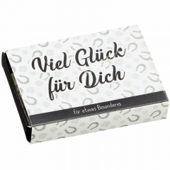 Geldgeschenk-Box schwarz-gold – 4-fach sortiert, mit Umschlag