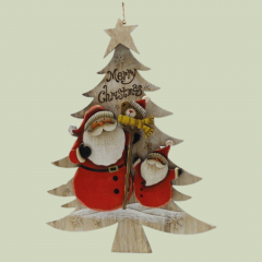 Weihnachtsmann Familie – Weihnachtsdeko 35 cm