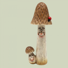 Pilz Nathi und Fabi von Seyko – Dekofigur 18 cm