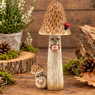 Pilz Nathi und Fabi | Herbstliche Deko