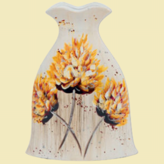 Vase Hortensie 25 cm – Längliche Deko-Vase