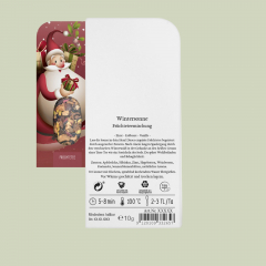 Genusskarte Weihnachtsmann – Früchtetee Wintersonne 10 g