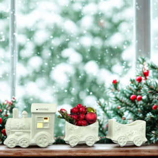 Deko-Zug „Lukas“ mit LED & Timer – 3 teilig