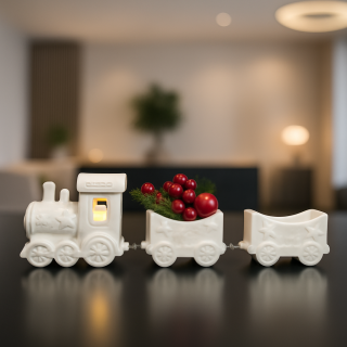 Deko-Zug „Lukas“ mit LED & Timer – 3 teilig