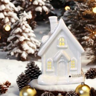 Haus Cascata mit LED – Winterdeko mit warmem Licht