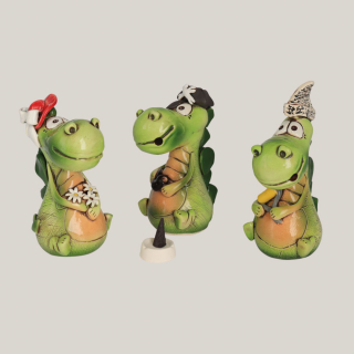 Räucher Drache – Keramikfigur 14 cm, 3 Varianten