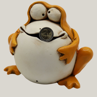 Spardose Frosch Greta – Keramikfigur 19 cm