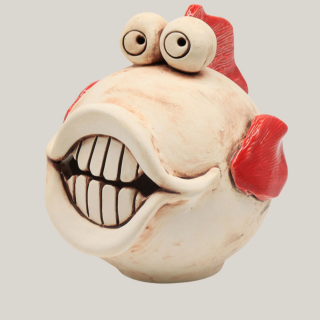 Spardose Fisch Dori – Keramik, 13 cm
