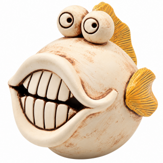 Spardose Fisch Dori – Keramik, 13 cm