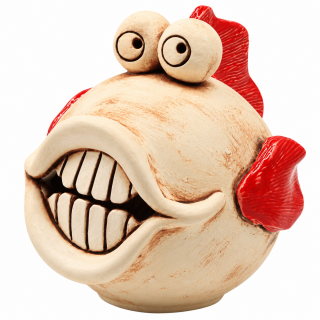 Spardose Fisch Dori – Keramik, 13 cm