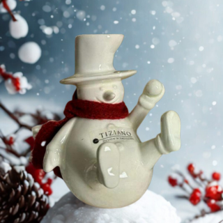 Tiziano Keramik Schneemann Carlo