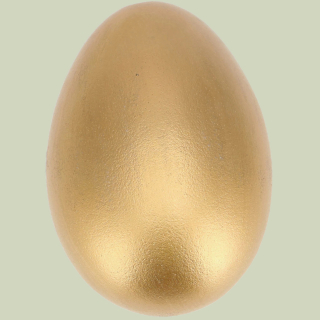 Gänseeier in Gold – elegante Osterdeko & Tischdeko